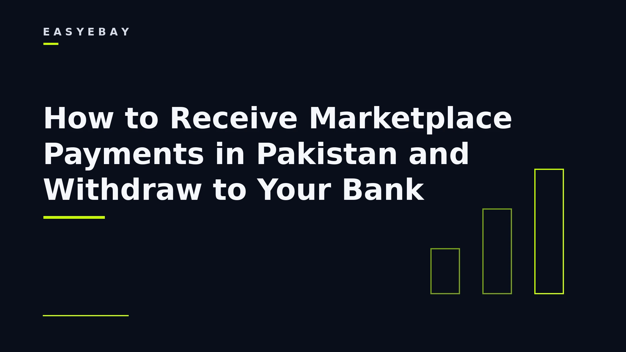 How to Receive Marketplace Payments in Pakistan and Withdraw to Your Bank